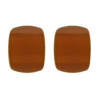 SAINT LAURENT Resin Earrings Unisex Orange