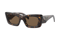 PRADA Irregular Shape Sunglasses Women's Brown