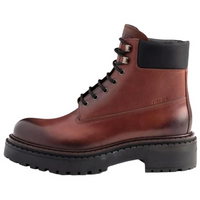 PRADA Short Martin Boot Men's Brown