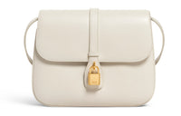 CELINE Tabou Smooth Cow Leather Shoulder Bag, Crossbody Bag Medium Size Women's Ecru
