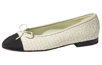 CHANEL Casual Single Shoes Women's White Black