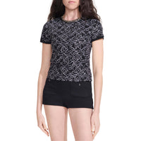 CHANEL SS25 Regular T-Shirt Women's Black White