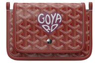 GOYARD Plumet Canvas With Leather Canvas With Leather Unisex Red & Burgundy Small Heart