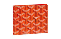GOYARD Saint-Thomas Canvas With Leather Wallet Unisex Orange
