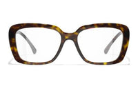CHANEL Acetate Butterfly Eyeglass Frames Men's Tortoiseshell