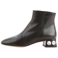 MIU MIU Ankle Boots 3cm Women's Black