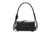 PRADA Cow Leather Handbag Shoulder Bag Crossbody Bag Women's Black