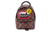 LOUIS VUITTON Canvas With Leather Backpack Mini Women's Brown