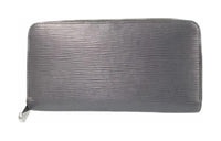 LOUIS VUITTON Zippy Epi Leather Wallet Unisex Gray