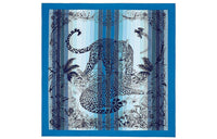 HERMES Silk Scarves Women's Blue