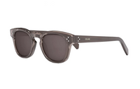 CELINE Acetate Irregular Shape Sunglasses Women's Brown