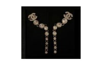 CHANEL Earrings Women's Gold