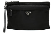 PRADA Fabric Clutch Regular Men's Black