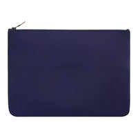 HERMES Neobain Polyamide Clutch Large Size Women's Marine Blue
