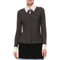 CHANEL FW24 Shirt Women's Black White
