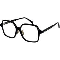 CELINE Plate Irregular Shape Eyeglass Frames Unisex Black