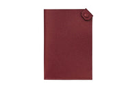 HERMES Tarmac Cow Leather Passport Wallet Women's Hermes Red