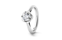 CHANEL Diamond Rings Unisex Silver