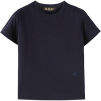 Loro Piana T-Shirt Dark Blue Kids'
