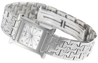 HERMES Wrist Watch Quartz Movement Stainless Steel Strap White Dial Women's Watch