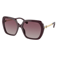 CHANEL Plastic Rectangular Sunglasses Men's Red