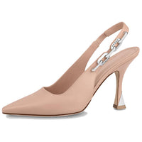 LOUIS VUITTON Sparkle Slim Heel High Heels 9.5cm Women's Pink