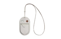 HERMES In The Loop Mysore Goat Skin Cell Phone Pouch Large Size Women's Mushroom White