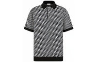 DIOR SS23 Polo Shirt Men's Black White