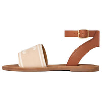 CELINE Lympia Sandal Beige Tan Women's