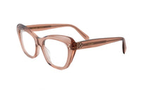CELINE Acetate Irregular Shape Eyeglass Frames Women's Khaki