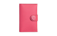 HERMES Evercolor Calfskin Card Holder Women's Camellia Pink