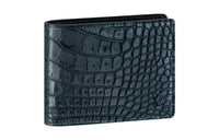 LOUIS VUITTON Multiple Crocodile Leather Wallet Men's Dark Blue
