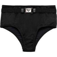 PRADA Triangle logo Belted Bikini Bottoms