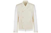 DIOR x Sacai SS22 Business Suits Coats Men's Cream White