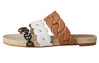 HERMES Gwen Stylish Sandals Women's Black White Brown