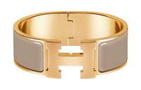 HERMES Gold-Plated Bangles Women's
