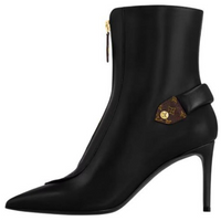 LOUIS VUITTON Allure Ankle Boots 8cm Women's Black