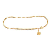 CHANEL 1970s Medallion Chain Belt