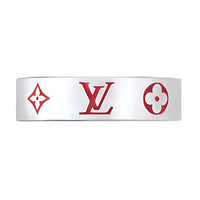 LOUIS VUITTON M1297L Lv Mosaic Thin Ring