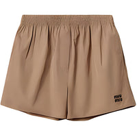 MIU MIU SS25 Casual Shorts Women's Khaki