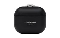 SAINT LAURENT Leather AirPods Protective Cases Men's Black