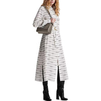 LOUIS VUITTON Long-Sleeved Dresses Women's White