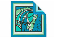 HERMES Silk Scarves Women's Green