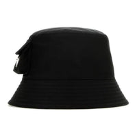 PRADA Recycled Nylon Bucket Hats Men's Black