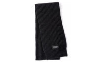 PRADA Logo patch Knitted Scarf
