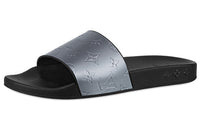 LOUIS VUITTON Slide Slippers Men's Gray Black
