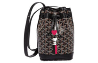 GOYARD Snoopy Co branded Petit Flot Canvas With Leather Bucket Bag, Shoulder Bag Women's