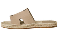 HERMES Antigua Stylish Sandals Men's Beige