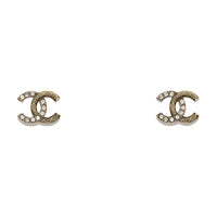 CHANEL Metal Earrings Women's Gold