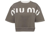 MIU MIU T-Shirts Women's Taupe